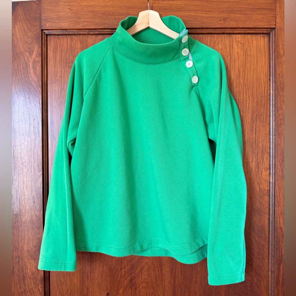 J. Crew Kelly Green Crewneck Sweatshirt